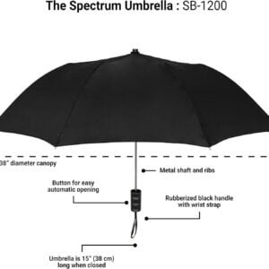 STROMBERGBRAND UMBRELLAS Spectrum Popular Style 16″ Automatic Open Umbrella Review