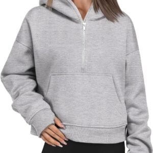 Zeagoo Womens Half Zip Cropped Hoodies Review
